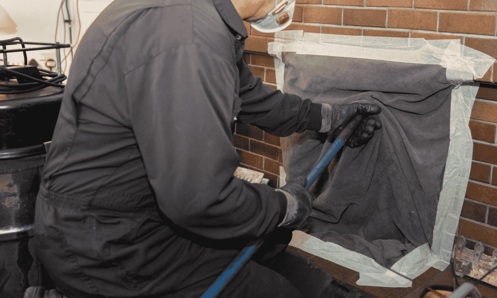 chimney sweep / deep cleaning